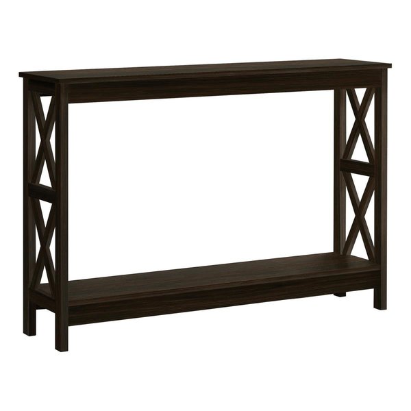 Daphnes Dinnette 48 in. Espresso Hall Console Accent Table DA2618230